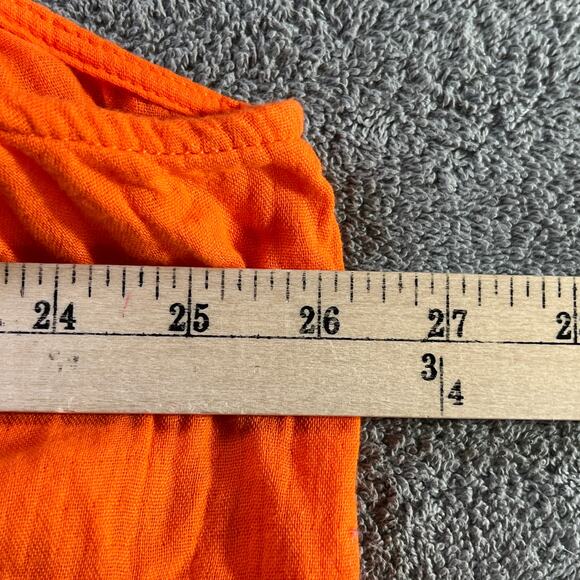 Old Navy Maxi‎ Dress Womens 2XL Blazing Orange Sleeveless Pockets Vacation Beach - Picture 10 of 10